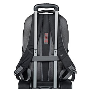 Additional Image 3 - a black backpack with a handle