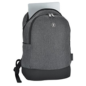 Additional Image 2 - a grey backpack with a black strap