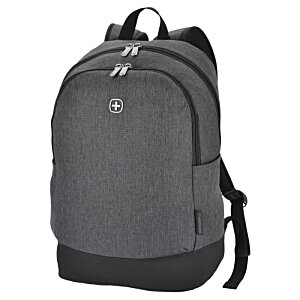 Additional Image 1 - a grey backpack with a black strap