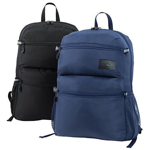 Additional Image 3 - a black and blue backpacks