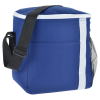 Additional Image 1 - a blue cooler bag with a strap