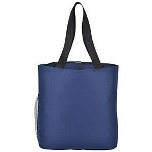 Additional Image 2 - a blue bag with black handles
