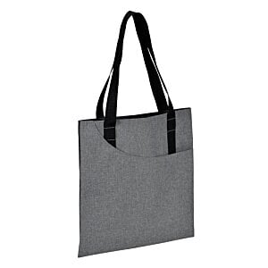 Additional Image 1 - a grey bag with black handles