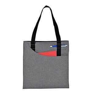 Additional Image 2 - a grey bag with a black strap