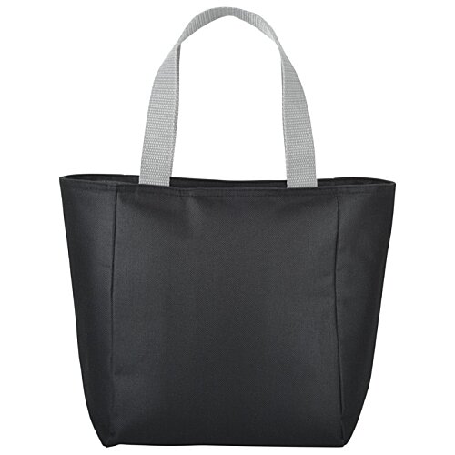 Additional Image 1 - a black bag with white handles
