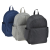 a group of backpacks on a white background