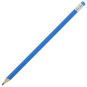 Additional Image 1 - a blue pencil with a white eraser