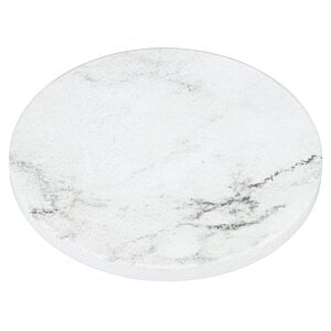 Additional Image 1 - a white marble plate