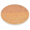 a close up of a wood surface