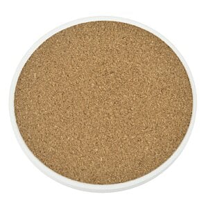 Additional Image 1 - a brown circle with white border