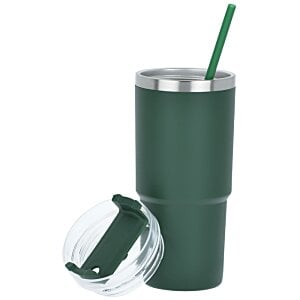 Additional Image 3 - a green cup with a straw
