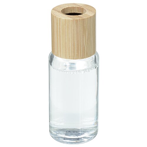 Additional Image 2 - a small glass bottle with a wooden cap