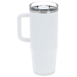 Additional Image 2 - a white mug with a silver lid