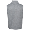 a grey vest with a white background