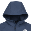 a blue jacket with a hood