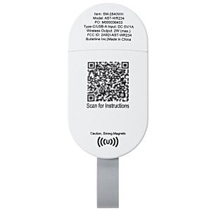 Additional Image 4 - a white rectangular object with a qr code