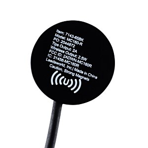 Additional Image 3 - a black circle with white text on it