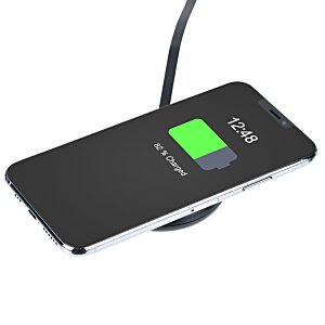 Additional Image 2 - a black phone with a green screen