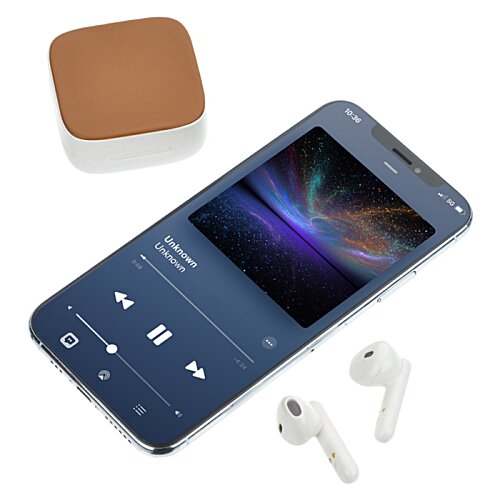 Additional Image 4 - a cellphone and earbuds