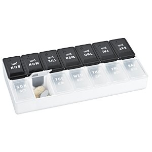 Additional Image 2 - a plastic container with black and white containers