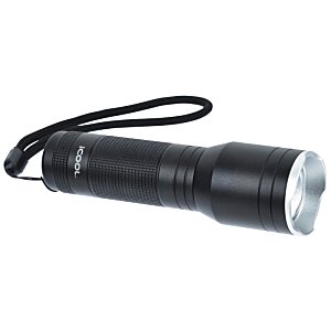 Additional Image 2 - a black flashlight with a strap