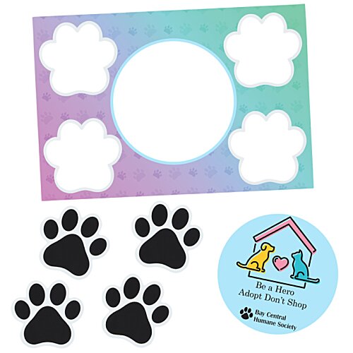 Additional Image 1 - a group of paw prints