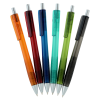 a group of pens in different colors