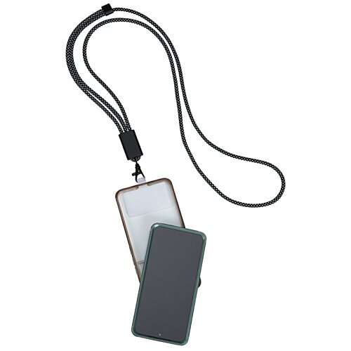 Additional Image 2 - a lanyard with a rectangular object on it