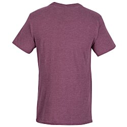 a purple shirt on a white background