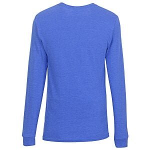 Additional Image 1 - a blue long sleeved shirt