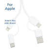 Additional Image 1 - a white cable with a couple of plugs