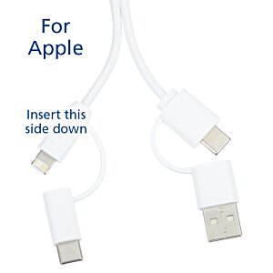 Additional Image 1 - a white cable with a couple of plugs