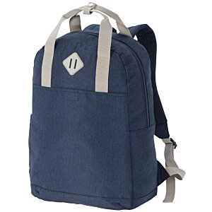 Additional Image 1 - a blue backpack with white straps