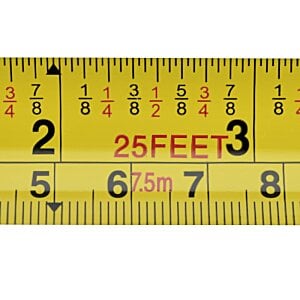 Additional Image 3 - a yellow ruler with black numbers and red text