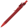 a red pen with a red cap