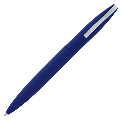 Additional Image 3 - a blue pen with silver cap