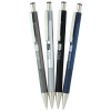 a group of pens with white caps