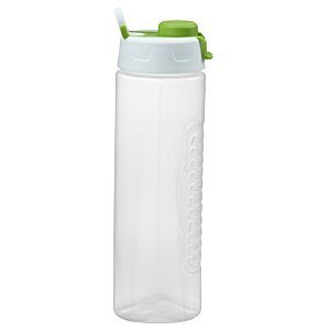 Additional Image 2 - a white plastic bottle with a green lid