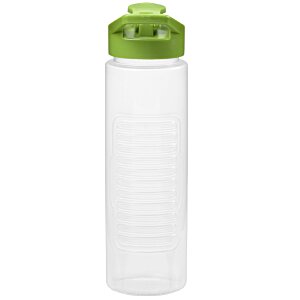 Additional Image 3 - a plastic water bottle with a green lid