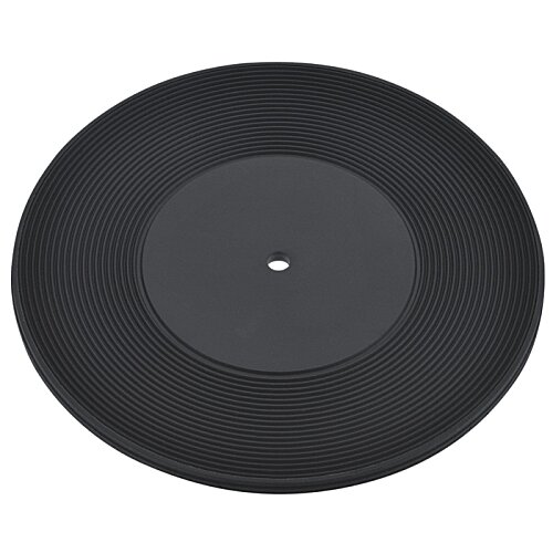 Additional Image 1 - a black record with a white dot
