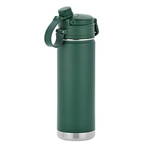 Additional Image 3 - a green and silver thermos