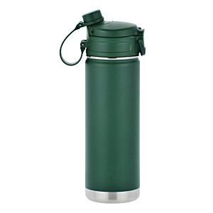 Additional Image 2 - a green and silver water bottle