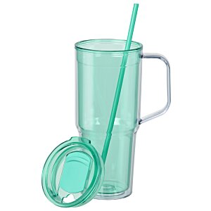 Additional Image 1 - a green cup with a straw