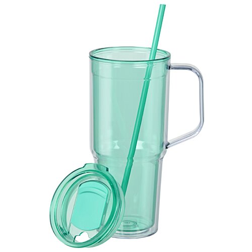 Additional Image 1 - a green cup with a straw