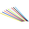 a group of colorful straws