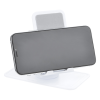 a grey rectangular object with a white background