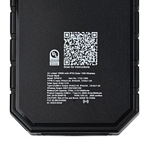 Additional Image 6 - a black rectangular object with a white label