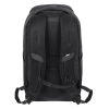 a black backpack with straps