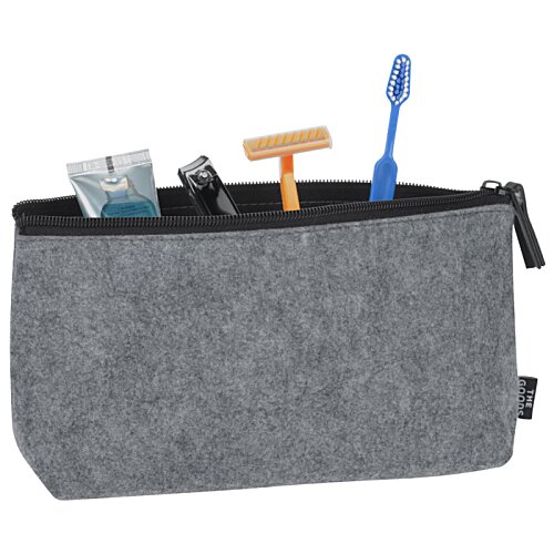 Additional Image 3 - a grey pouch with toothbrushes