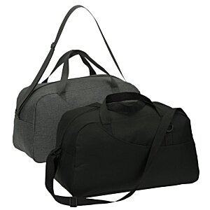 Additional Image 3 - a black and grey duffel bags